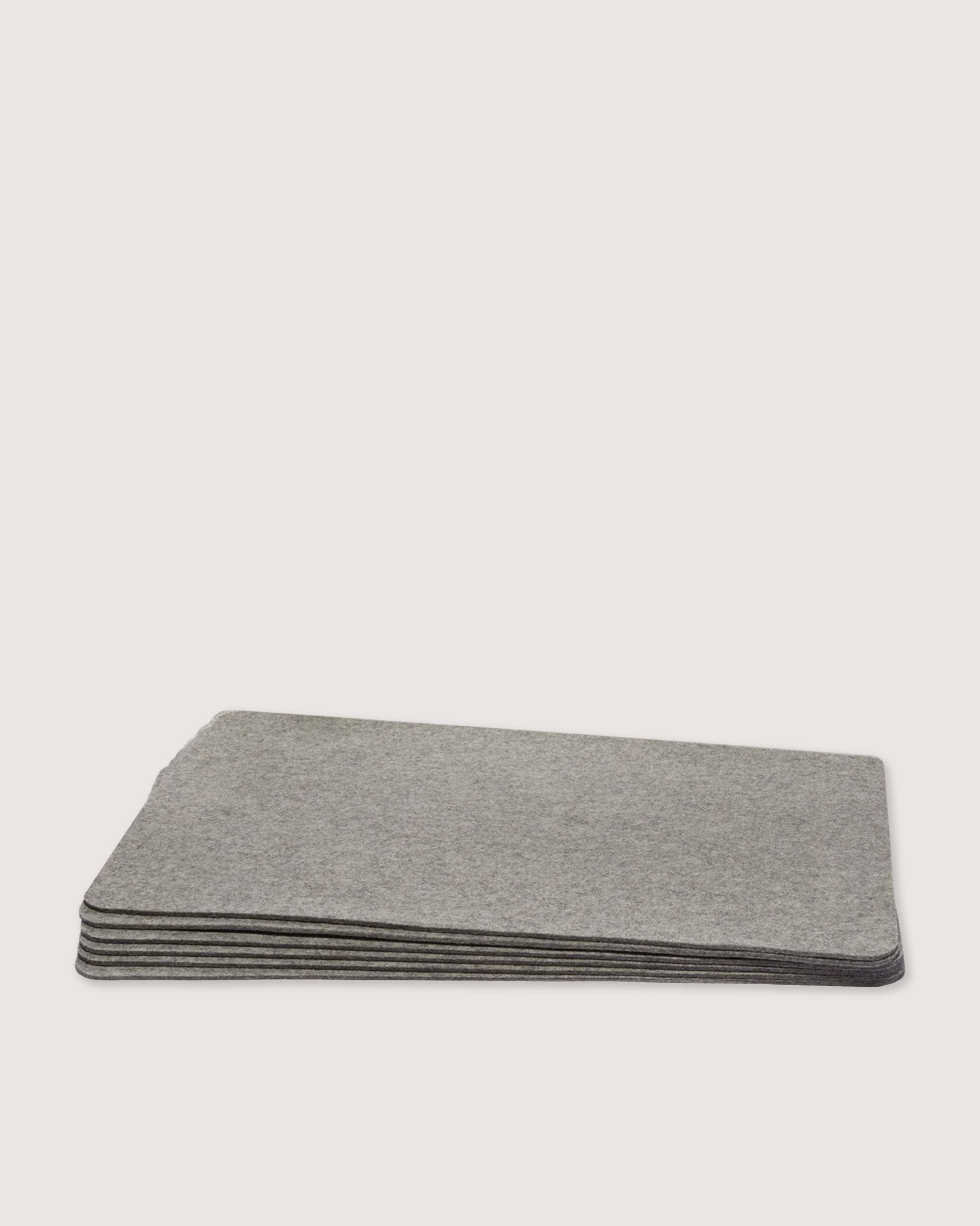 Merino Wool Rectangle Placemat - 6 Pack