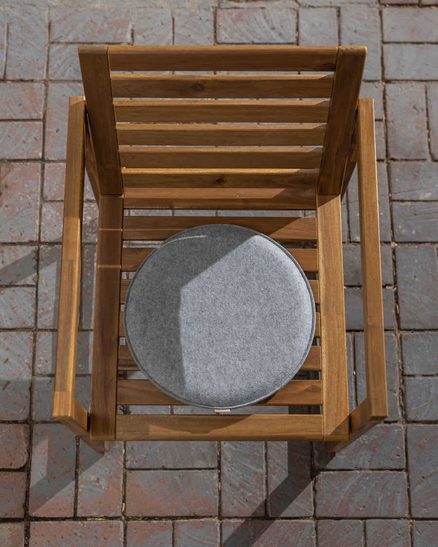 Zabuton Merino Wool Round Seat Cushion