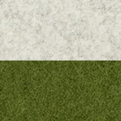 Heather White / Loden Green