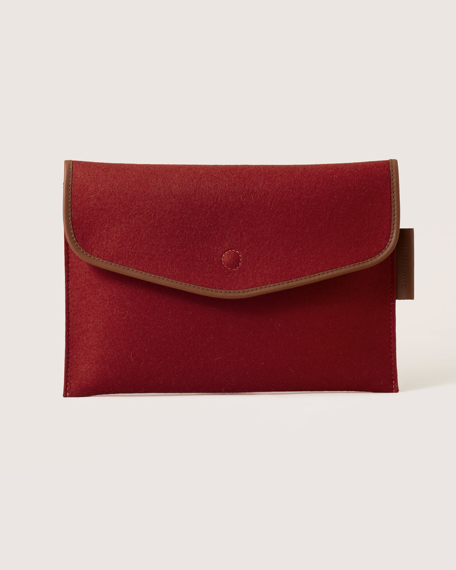 Envelope Merino Wool 16" Tech Sleeve - Rosewood