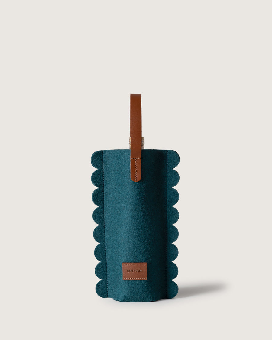 Deco Edge Merino Wool Bottle Bag - Kombu