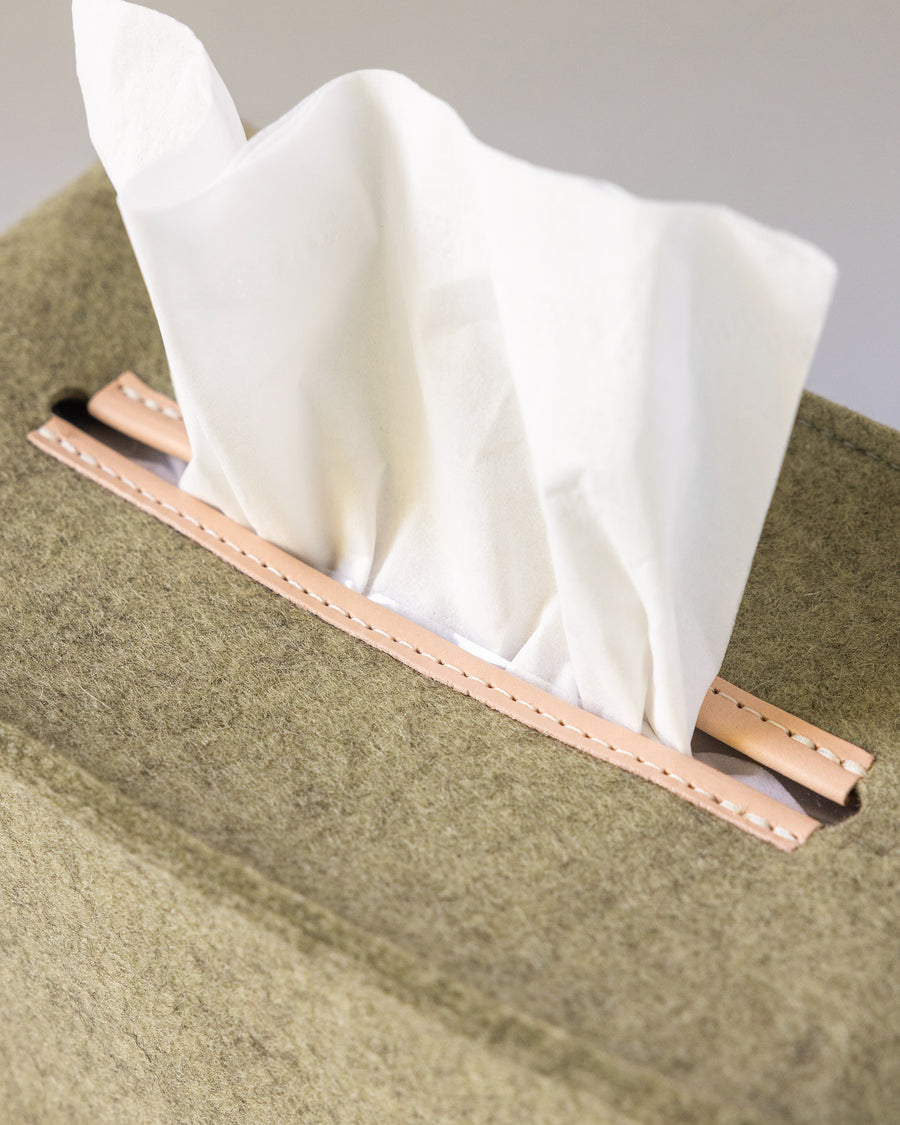 Merino Wool Large Tissue Box Cover  *End of Season Sale*