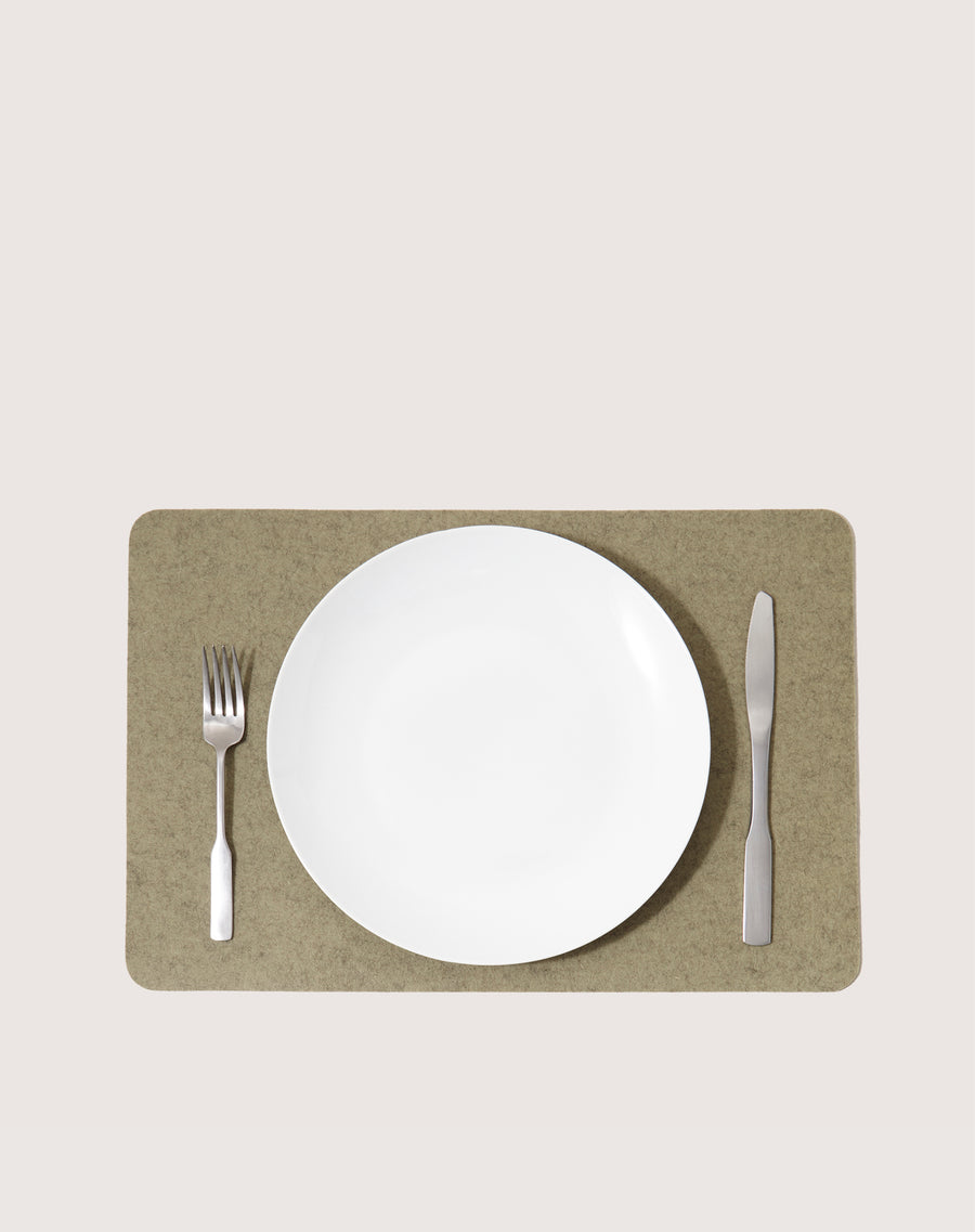 Merino Wool Rectangle Placemat