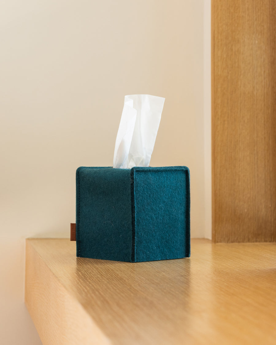 Merino Wool Small Tissue Box Cover