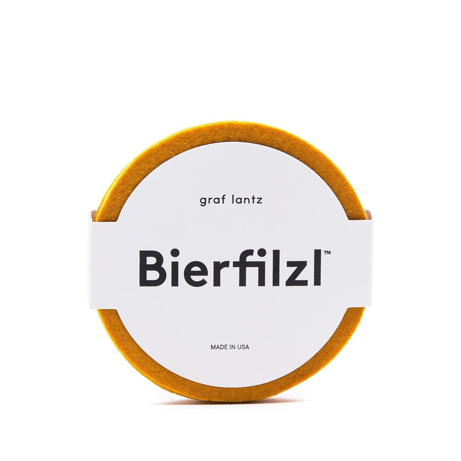 Bierfilzl Round Coaster Felt Solid 4 Pack (4865976729709)