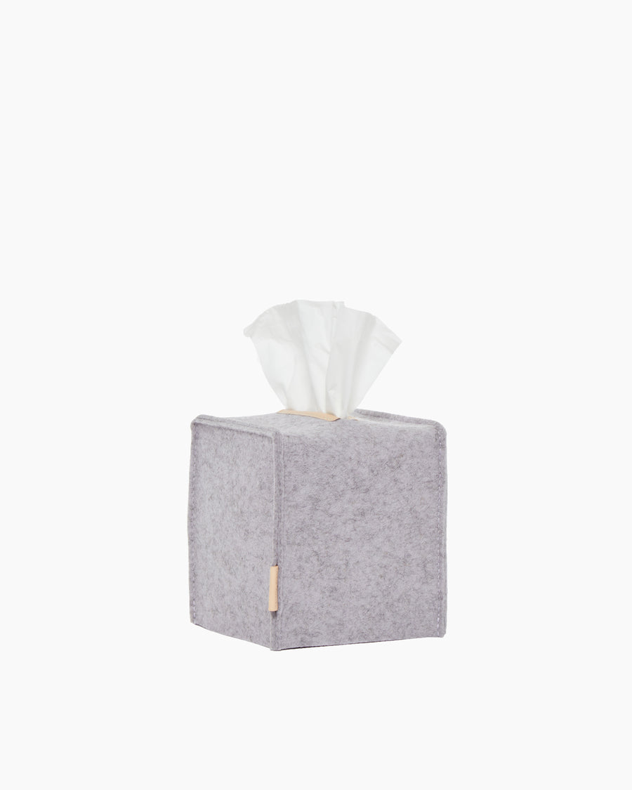 Small Merino Wool Felt Tissue Box Cover - Final Sale