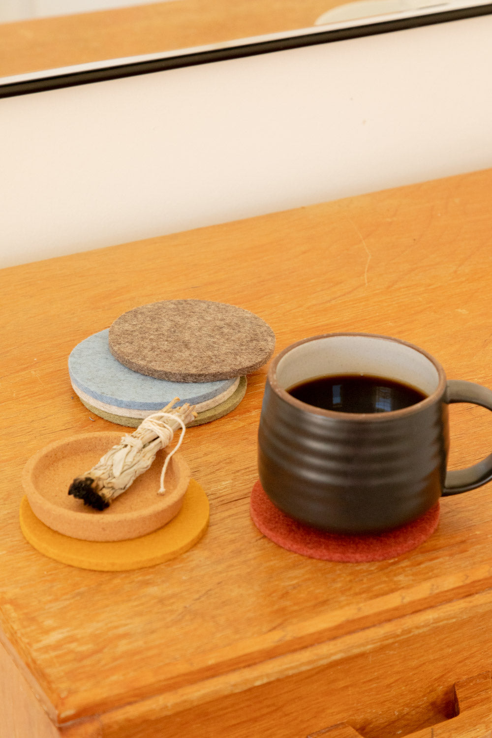 Bierfilzl Round Coaster Felt Multi 6 Pack (6634934730861)