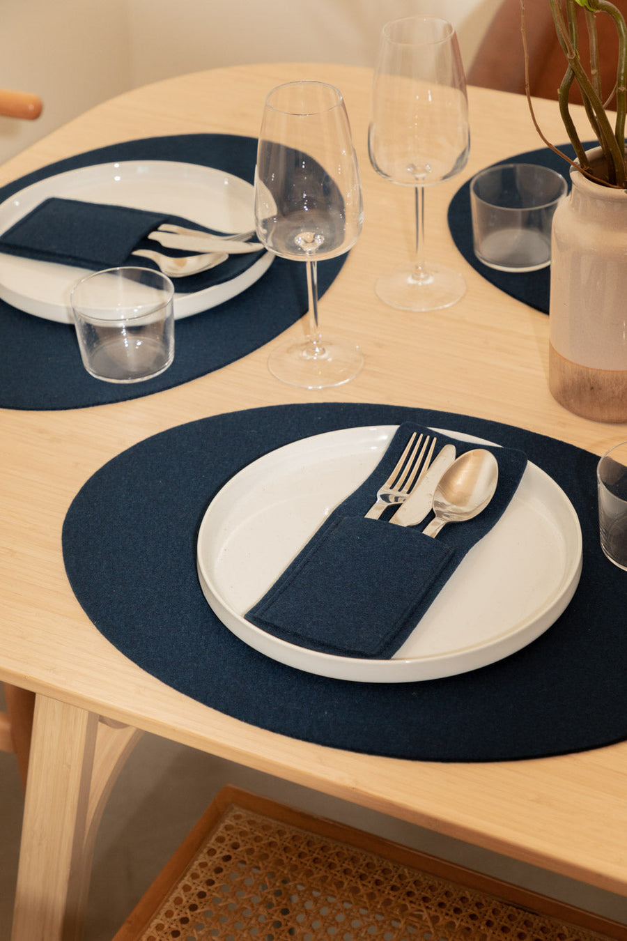 Oval Placemat Felt - 4 Pack (6643612942445)