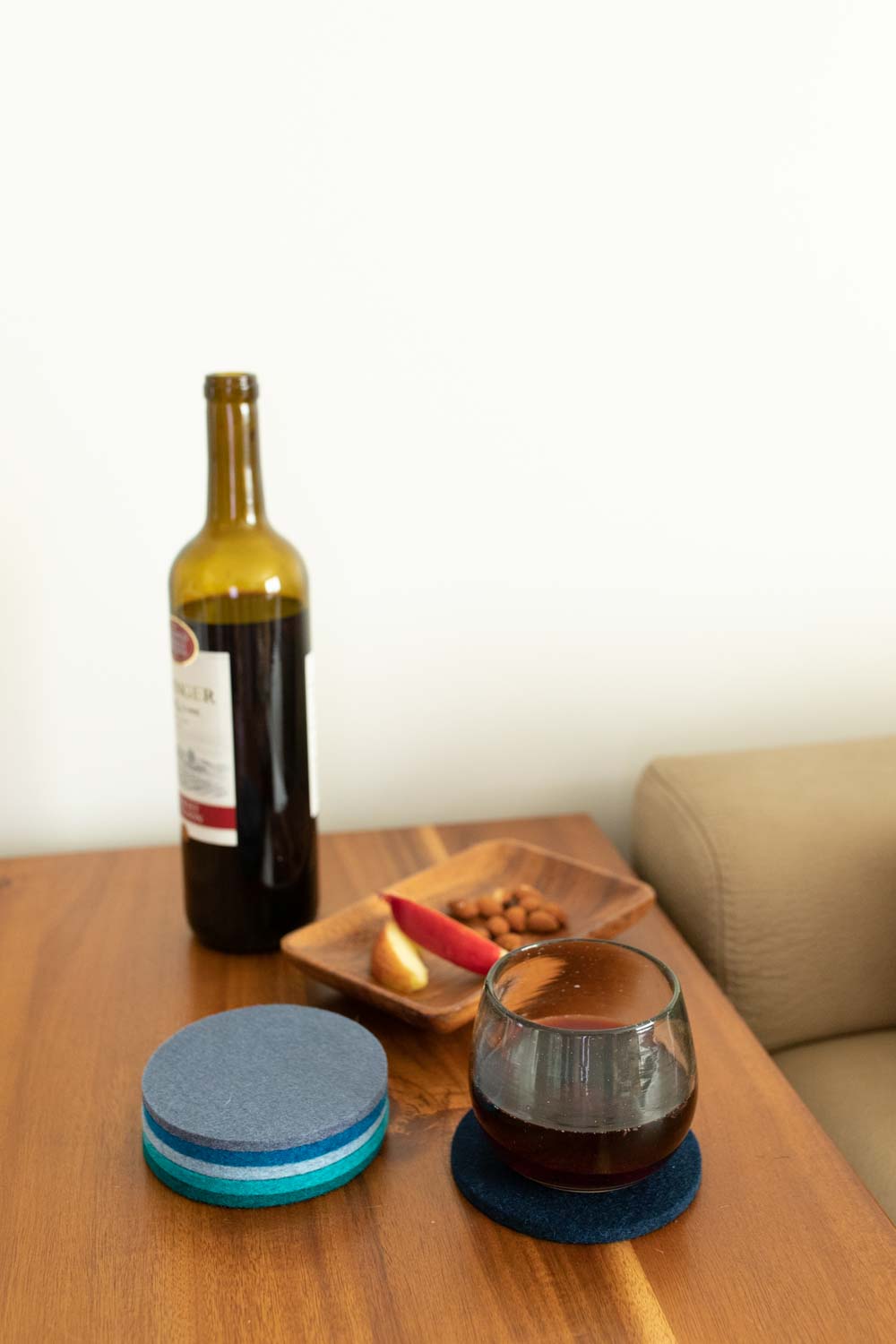 Bierfilzl Round Coaster Felt Multi 4 Pack (4866067103853)