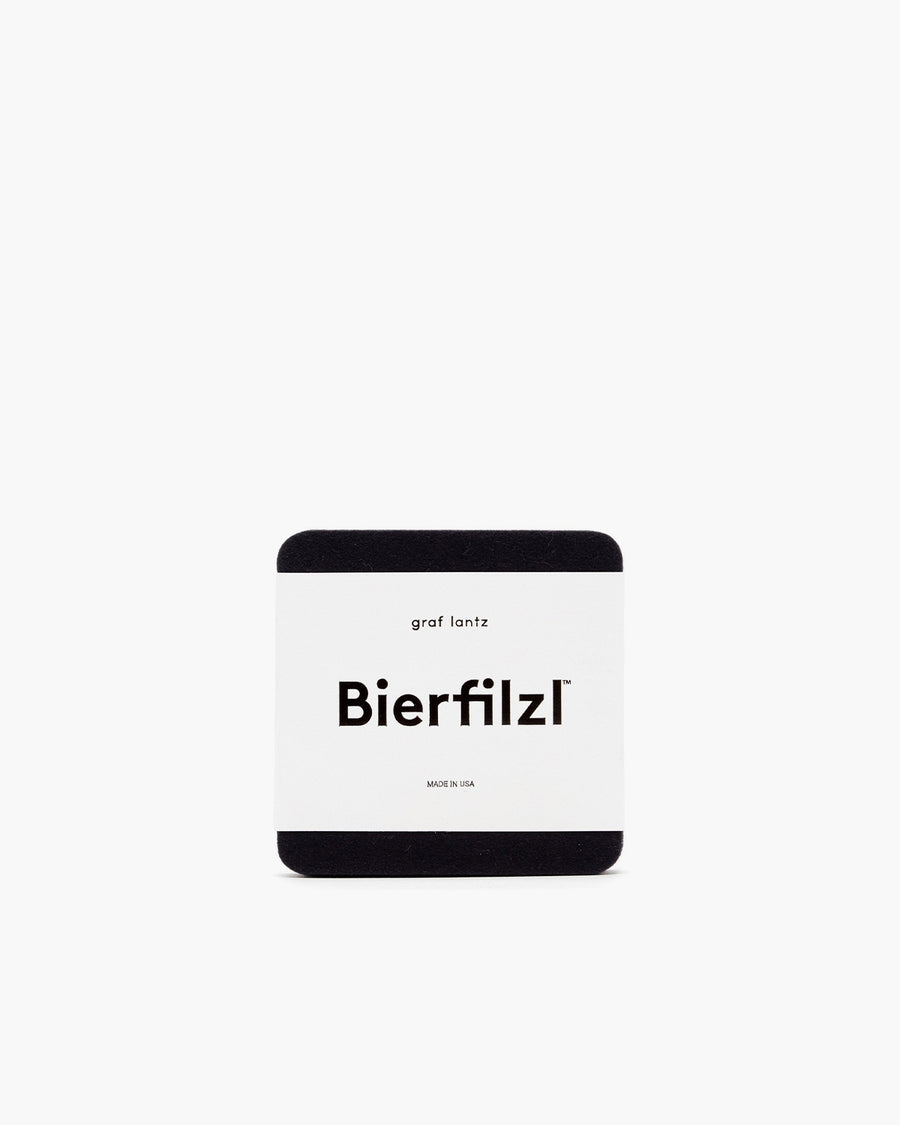Bierfilzl Merino Wool Square Coaster Solid 4 Pack