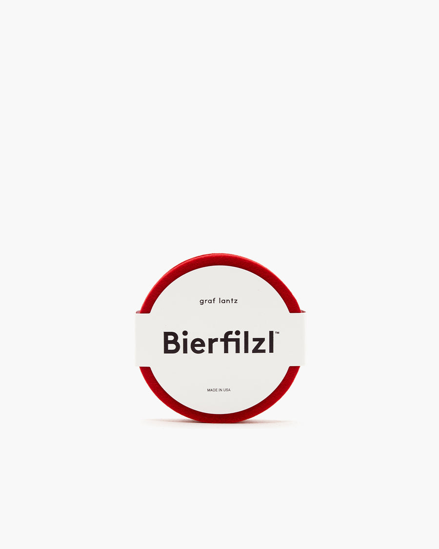 Bierfilzl Merino Wool Round Coaster Solid 4 Pack  *End of Season Sale*