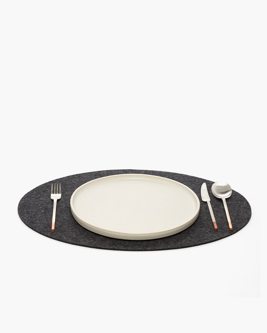 The Iconic Oval Merino Wool Felt Placemat