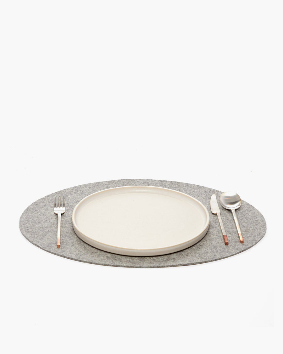 The Iconic Oval Merino Wool Felt Placemat
