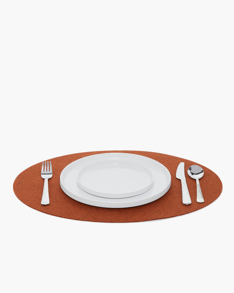 Merino Wool Oval Placemat  *End of Season Sale*