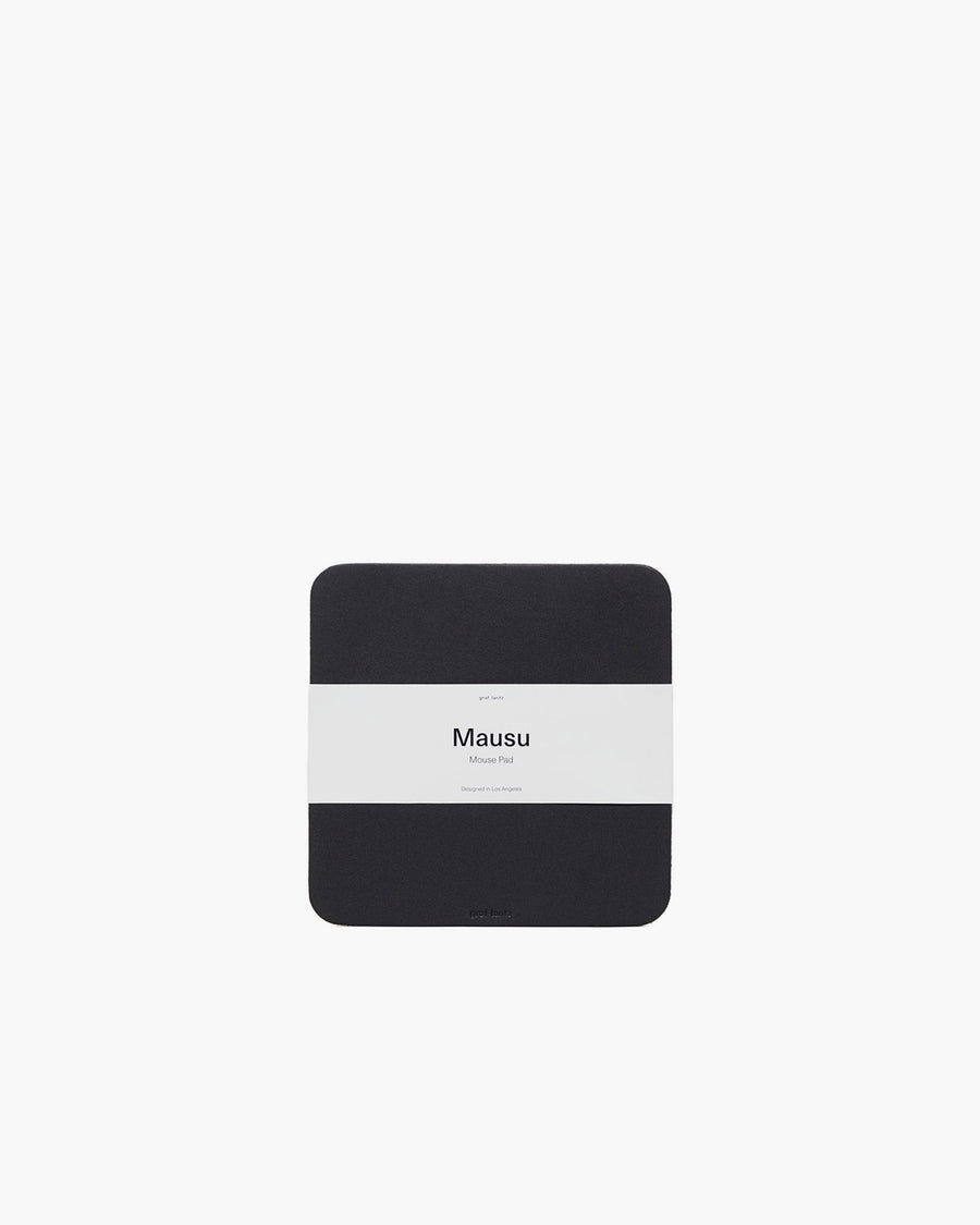 Mausu Leather/Merino Wool Felt Square Mouse Pad - Final Sale
