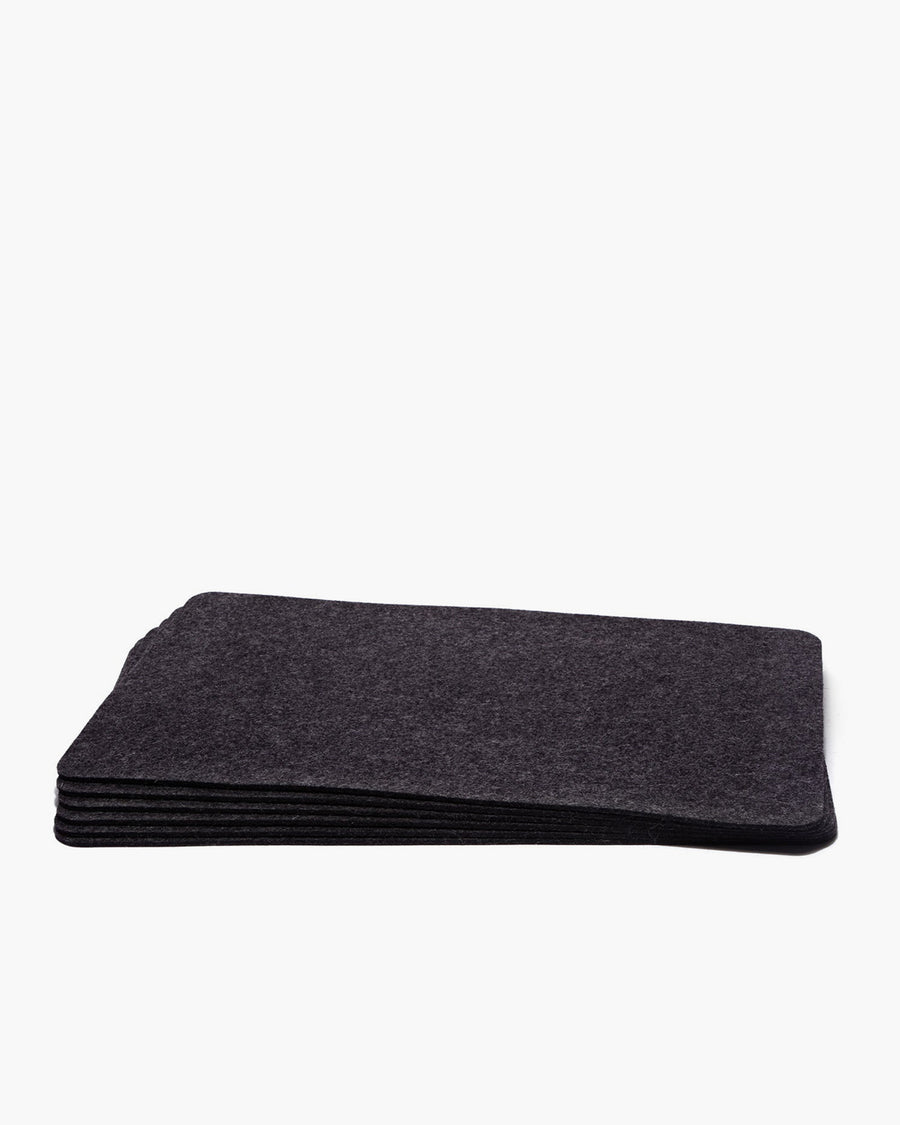 The Iconic Rectangle Merino Wool Felt Placemat - 6 Pack