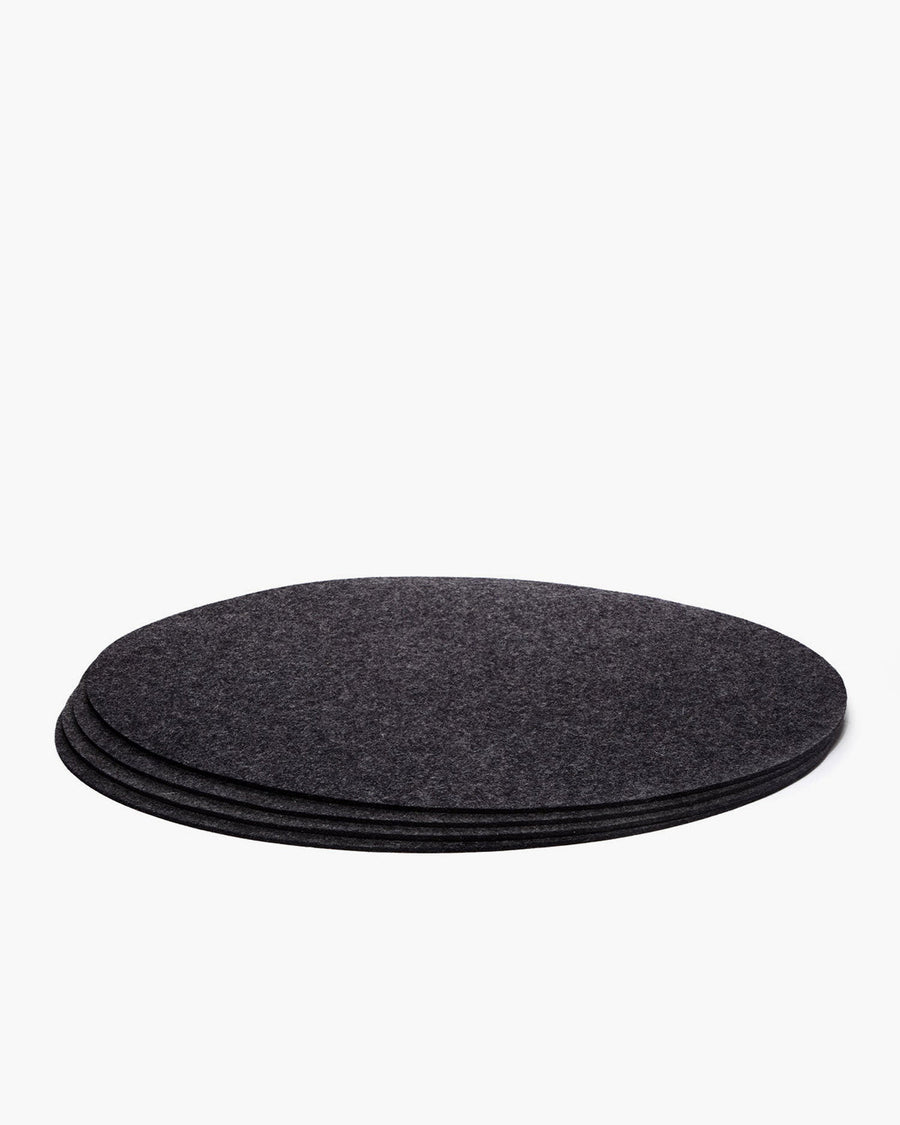 The Iconic Oval Merino Wool Felt Placemat - 4 Pack