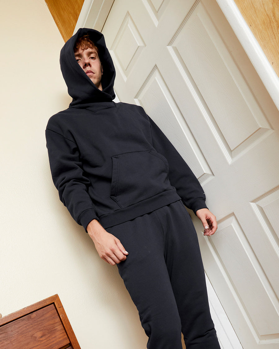 CHARCOAL Utility v-neck hoodie and joggers set, Womens Loungewear