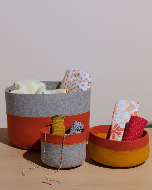 Large Size / Custom-made Felt Storage Basket / Storage Box for a